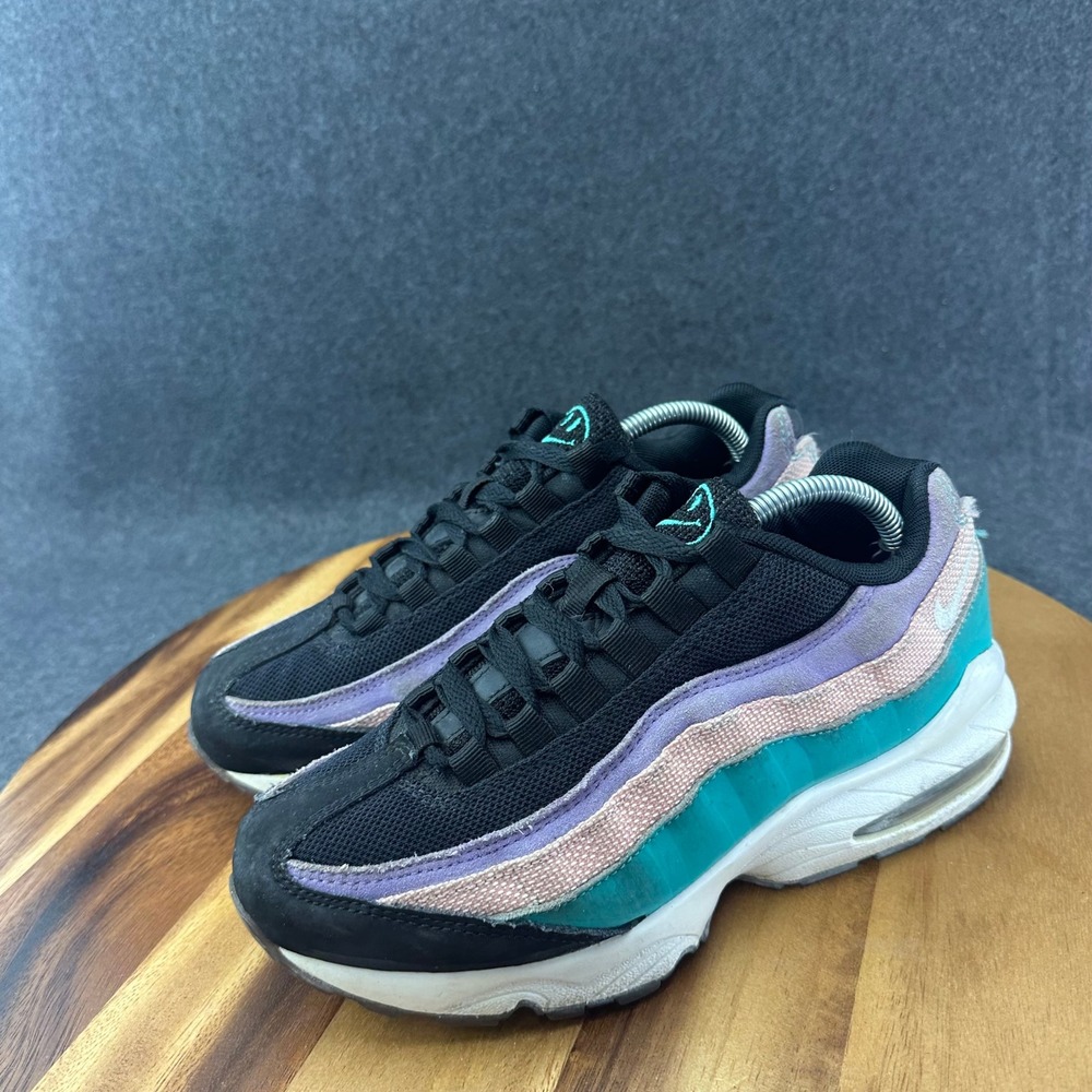 Nike Air Max 95 GS Have A Nike Day Black Purple CI5645-001 Womens 7 Kids 5.5Y - Picture 7 of 14